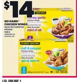 Loblaws NO NAME CHICKEN WINGS, 908 G offer