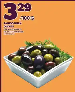 Loblaws SARDO BULK OLIVES offer