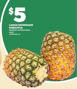 Loblaws LARGE CROWNLESS PINEAPPLE offer