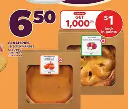 Loblaws 8 INCH PIES, 635-750 G offer
