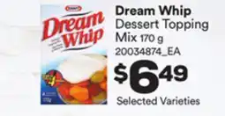 Loblaws DREAM WHIP DESSERT TOPPING MIX, 170 G offer