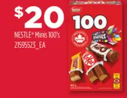 Loblaws NESTLE MINIS, 100'S offer