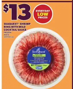 Loblaws SEAQUEST SHRIMP RING WITH MILD COCKTAIL SAUCE, 454 G offer