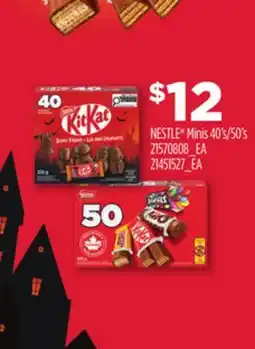 Loblaws NESTLE MINIS 40's/50's offer