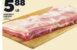 Loblaws PORK BELLY PORTION offer