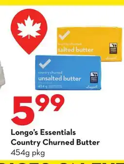 Longo's Essentials Country Churned Butter offer