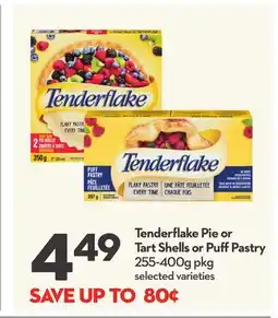 Longo's Pie or Tart Shells or Puff Pastry offer