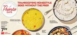 Longo's Kitchen Entrée Side Dishes offer