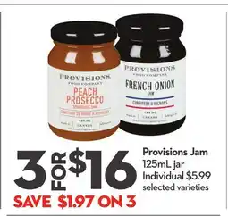 Longo's Provisions Jam offer