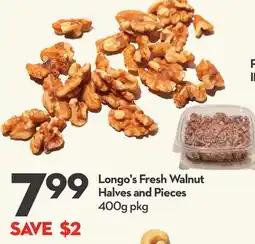 Longo's Fresh Walnut Halves and Pieces offer