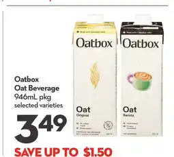 Longo's Oat Beverage offer