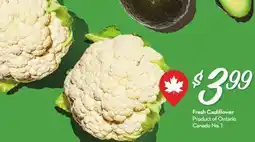 Longo's Fresh Cauliflower offer