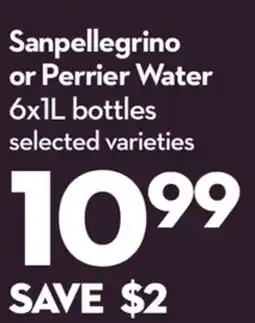 Longo's Sanpellegrino or Perrier Water offer