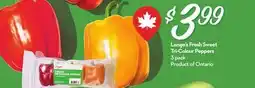 Longo's Longo's Fresh Sweet Tri-Colour Peppers offer