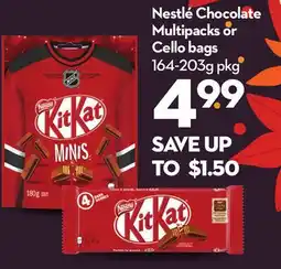 Longo's Chocolate Multipacks or Cello bags offer