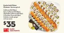 Longo's Kazoku Sushi Platter 53 pieces • Serves up to 6 offer