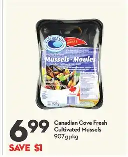 Longo's Canadian Cove Fresh Cultivated Mussels offer