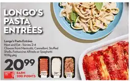 Longo's Longo's Pasta Entrées offer