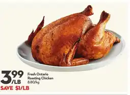 Longo's Fresh Ontario Roasting Chicken offer