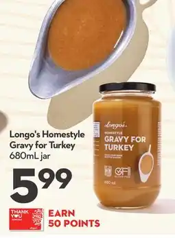 Longo's Longo's Homestyle Gravy for Turkey offer