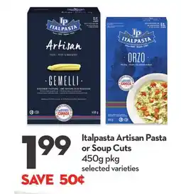 Longo's Artisan Pasta or Soup Cuts offer