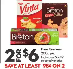 Longo's Dare Crackers offer