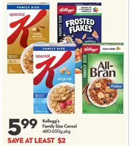 Longo's Family Size Cereal offer