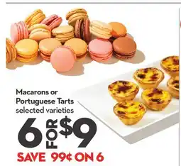 Longo's Macarons or Portuguese Tarts offer