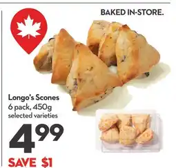 Longo's Scones offer