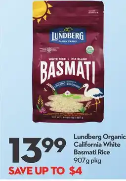 Longo's Lundberg Organic California White Basmati Rice offer