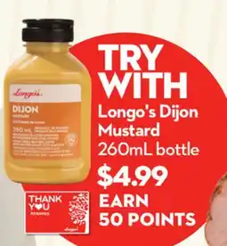 Longo's Dijon Mustard offer