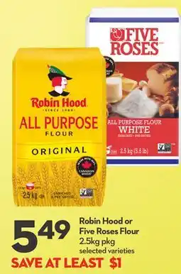 Longo's Robin Hood or Five Roses Flour offer