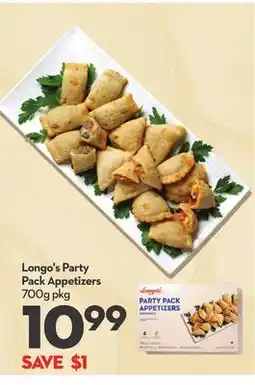 Longo's Longo's Party Pack Appetizers offer