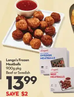 Longo's Longo's Frozen Meatballs offer