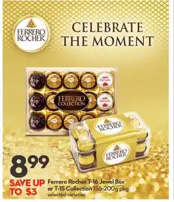 Longo's Ferrero Rocher T-16 Jewel Box or T-15 Collection offer