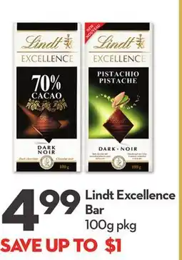 Longo's Lindt Excellence Bar offer
