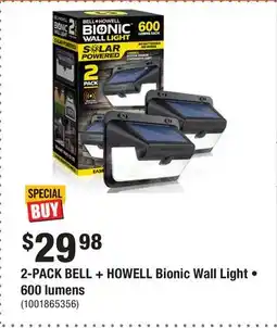 Home Depot 2-PACK BELL + HOWELL Bionic Wall Light • 600 lumens offer