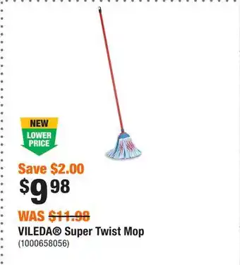 Home Depot VILEDA Super Twist Mop offer