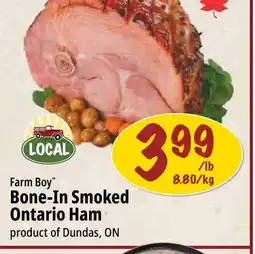 Farm Boy Farm Boy Bone-In Smoked Ontario Ham offer