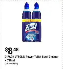Home Depot 2-PACK LYSOL Power Toilet Bowl Cleaner • 710ml offer