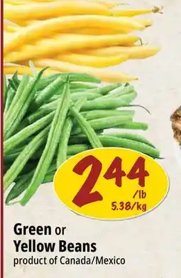 Farm Boy Green or Yellow Beans offer