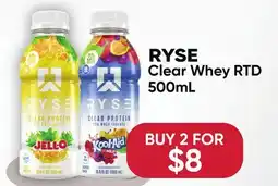 Healthy Planet RYSE Clear Whey RTD offer