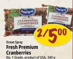 Farm Boy Ocean Spray Fresh Premium Cranberries offer