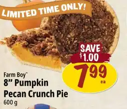 Farm Boy Farm Boy 8 Pumpkin Pecan Crunch Pie offer