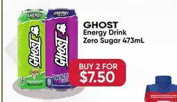 Healthy Planet GHOST Energy Drink Zero Sugar offer