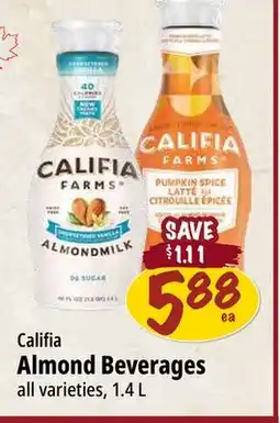 Farm Boy Califia Almond Beverages offer