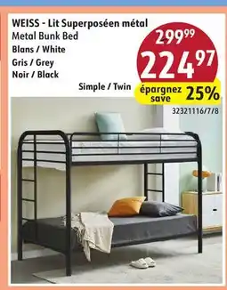 Sushi Shop Metal Bunk Bed offer