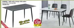 Sushi Shop FLORENCE Marble Effect Dining Table offer