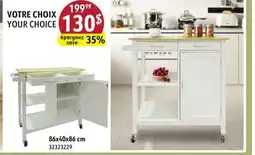 Sushi Shop Pine Wood MDF Kitchen Cart offer
