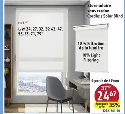 Sushi Shop Cordless Solar Blind offer
